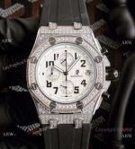 Knockoff Audemars Piguet Royal Oak Offshore Watch Iced Out White Face_th.jpg